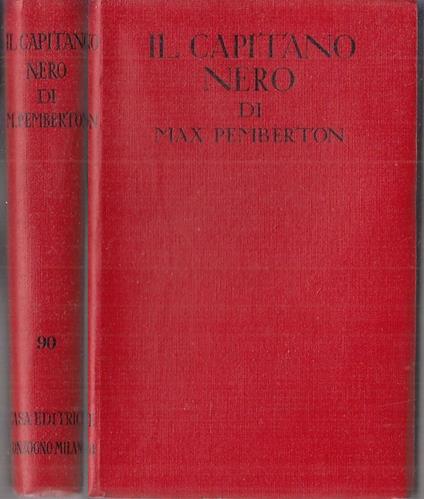 Il Capitano Nero - Max Pemberton - copertina