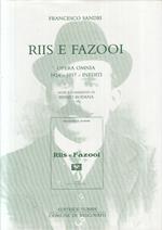 Riis E Fazooi Opera Omnia 1924/1957