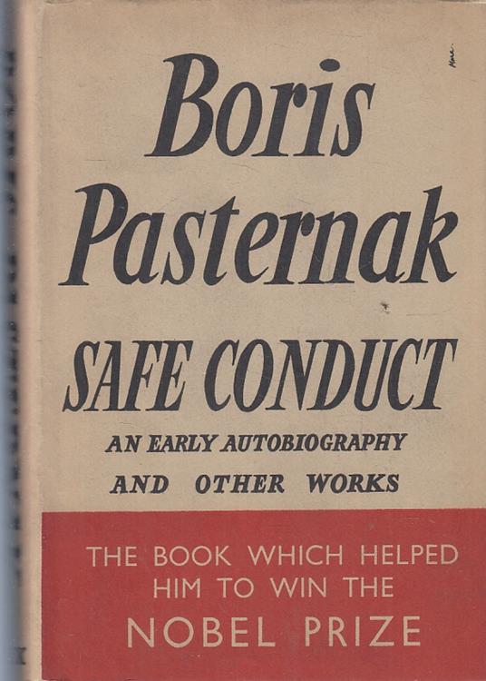 Safe Conduct An Early Autobiografy - Boris Pasternak - copertina