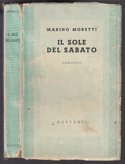 Il Sole Sabato - Marino Moretti - copertina