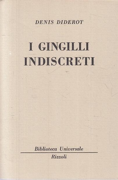 I Gingilli Indiscreti - Denis Diderot - copertina