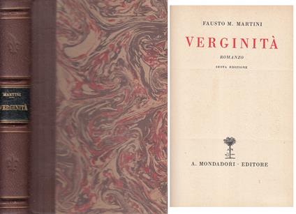 Verginità - - Fausto M. Martini - copertina