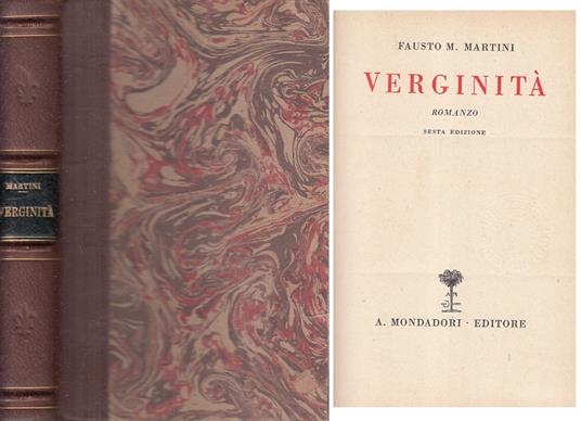 Verginità - - Fausto M. Martini - copertina