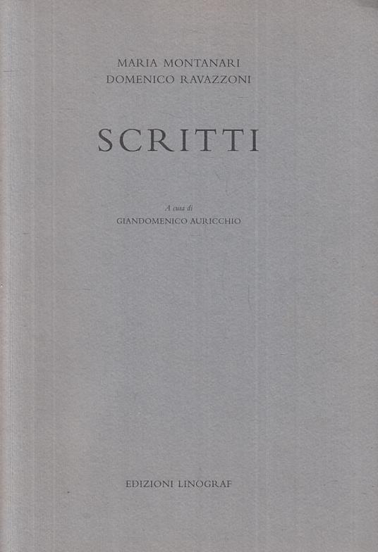 Scritti - copertina