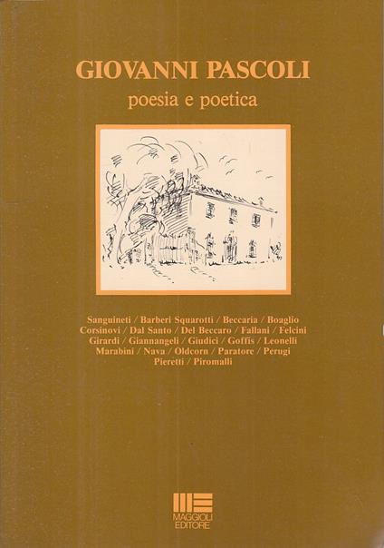Poesia E Poetica - - Giovanni Pascoli - copertina