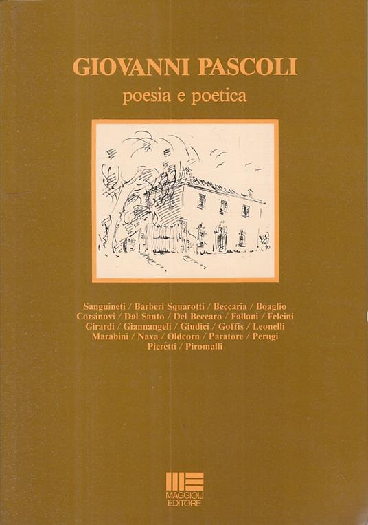Poesia E Poetica - - Giovanni Pascoli - copertina
