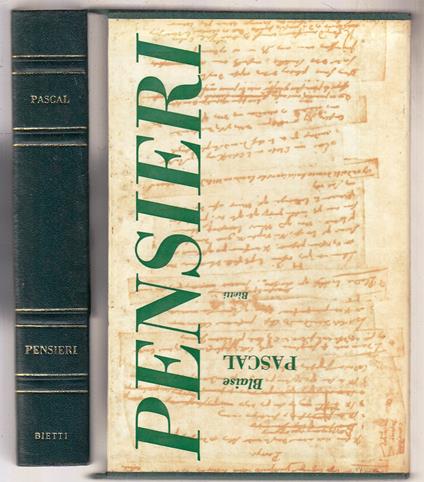 Pensieri Cofanetto - Blaise Pascal - copertina