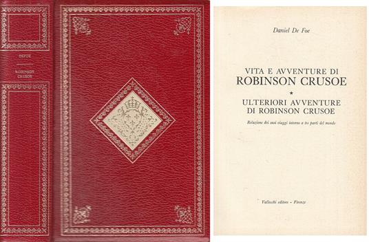 Vita Avventure Di Robinson Crusoe - Daniel Defoe - copertina