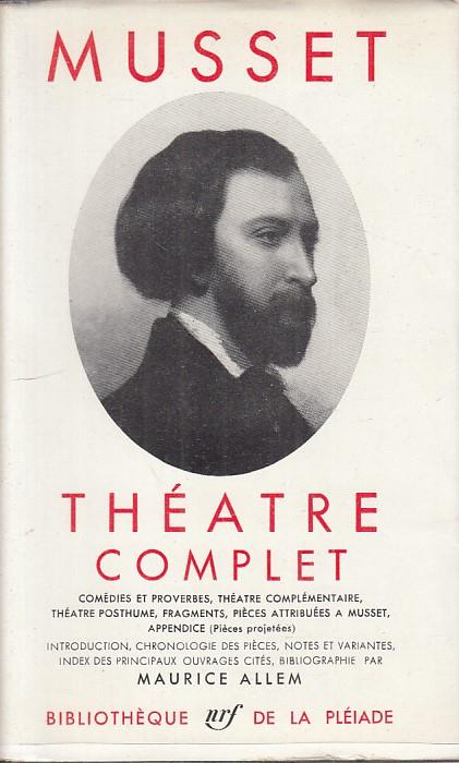 Theatre Complet In Francese - - Alfred de Musset - copertina