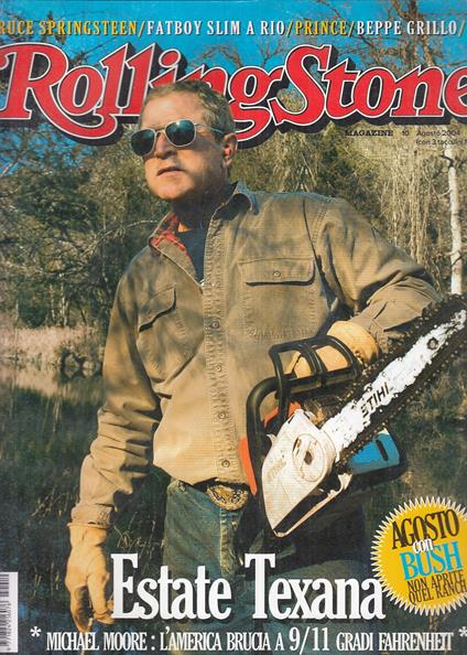 Rivista Magazine Rolling Stone N.10 Michael Moore - copertina