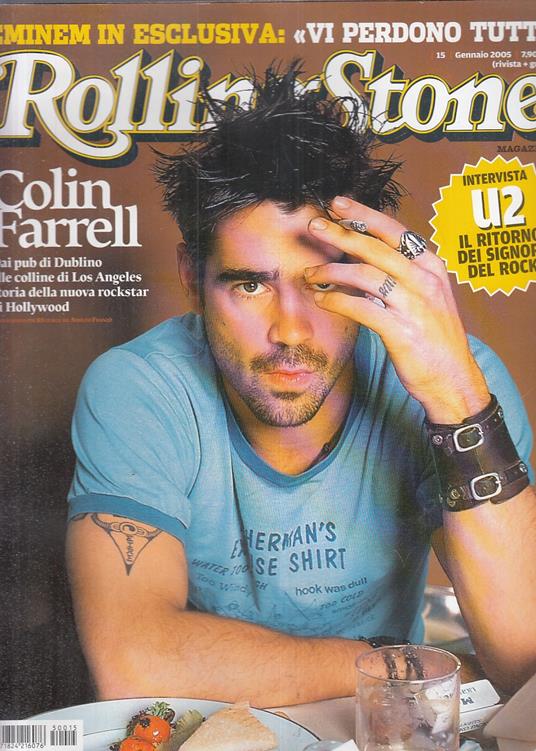 Rivista Magazine Rolling Stone N.15 Colin Farrell - copertina