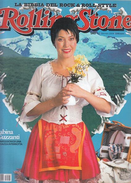 Rivista Magazine Rolling Stone N.3 Sabina Guzzanti - copertina