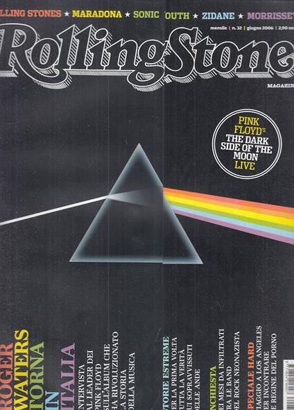 Rivista Magazine Rolling Stone N.32 Pink Floyd Waters - copertina
