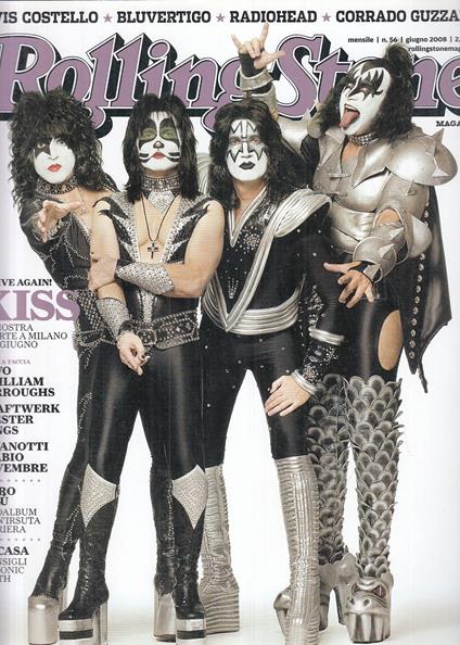 Rivista Magazine Rolling Stone N.56 Kiss Costello - copertina