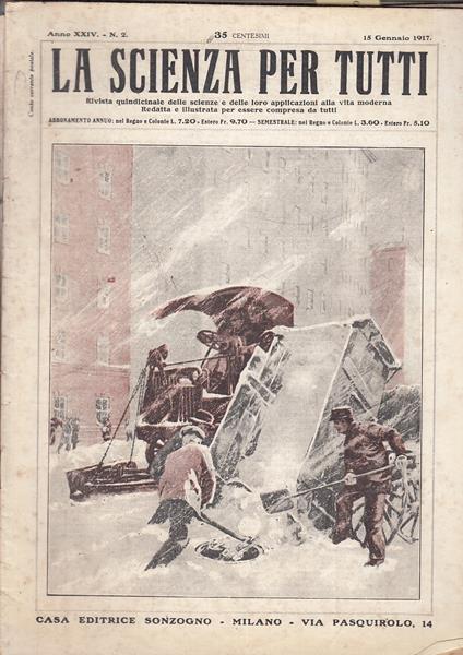 Rivista La Scienza Per Tutti Lotto 7 Numeri - copertina