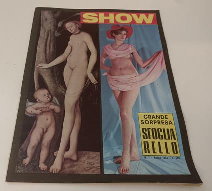 Rivista Show N.1 1967 Grande Sorpresa Sfogliarello Nancy Sinatra - copertina