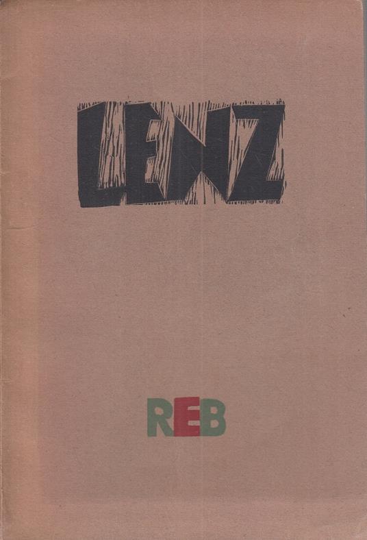 Lenz - - Georg Buchner - copertina