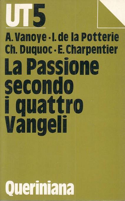 La Passione Secondo I Quattro Vangeli - copertina