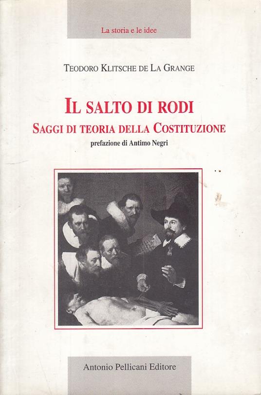 Il Salto Di Rodi Saggi - copertina