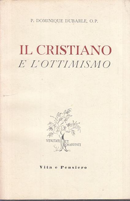 Il Cristiano E L'ottimismo - copertina