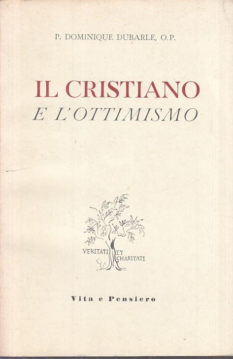 Il Cristiano E L'ottimismo - copertina