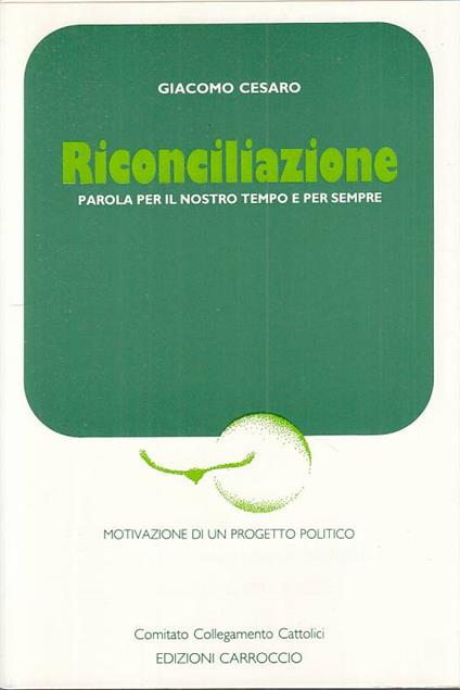 Riconciliazione - copertina