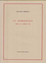 La Democrazia Dopo Il 6 Aprile 1924