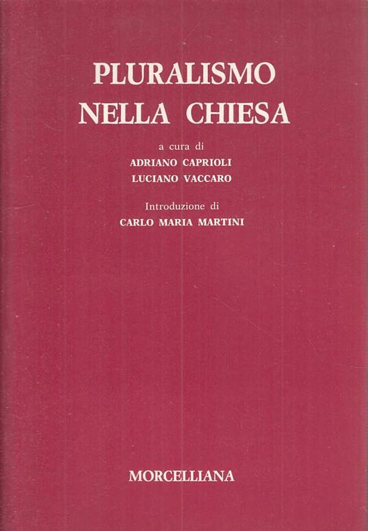 Pluralismo Nella Chiesa - copertina