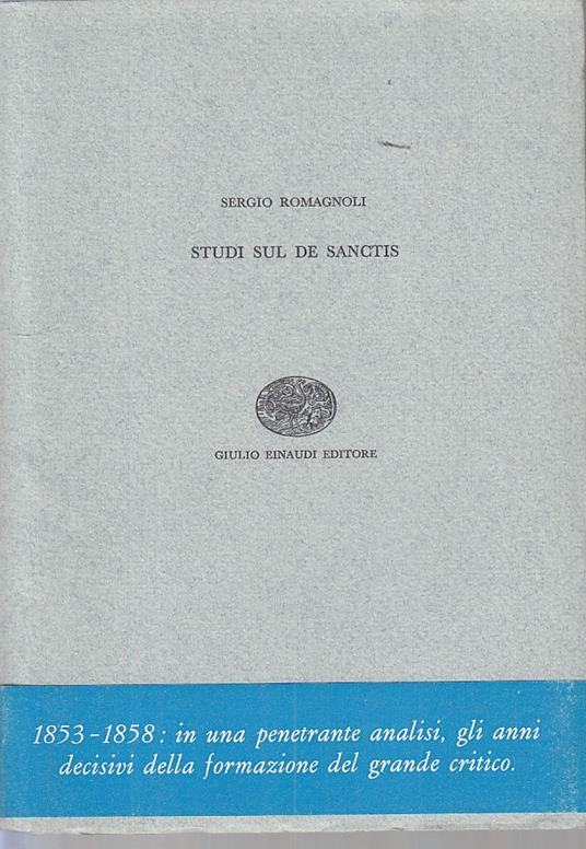 Studi Sul De Sanctis - copertina