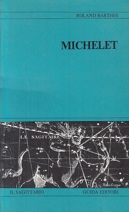 Michelet - - Roland Barthes - copertina
