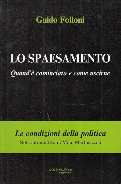 Lo Spaesamento Come Uscirne - copertina
