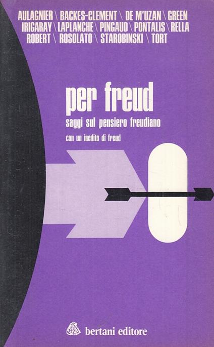 Per Freud Saggi Sul Pensiero Freudiano - copertina