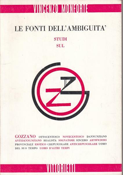 Le Fonti Dell'ambiguità - Vincenzo Monforte - copertina