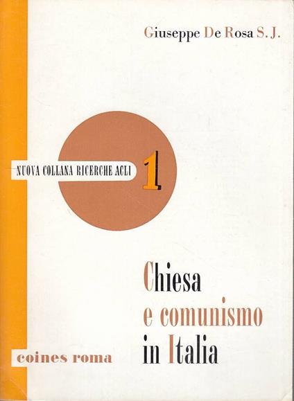Chiesa E Comunismo In Italia - copertina