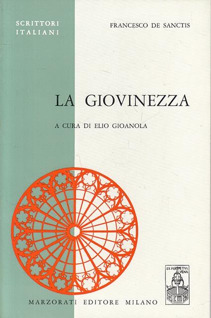La Giovinezza - Francesco De Sanctis - copertina