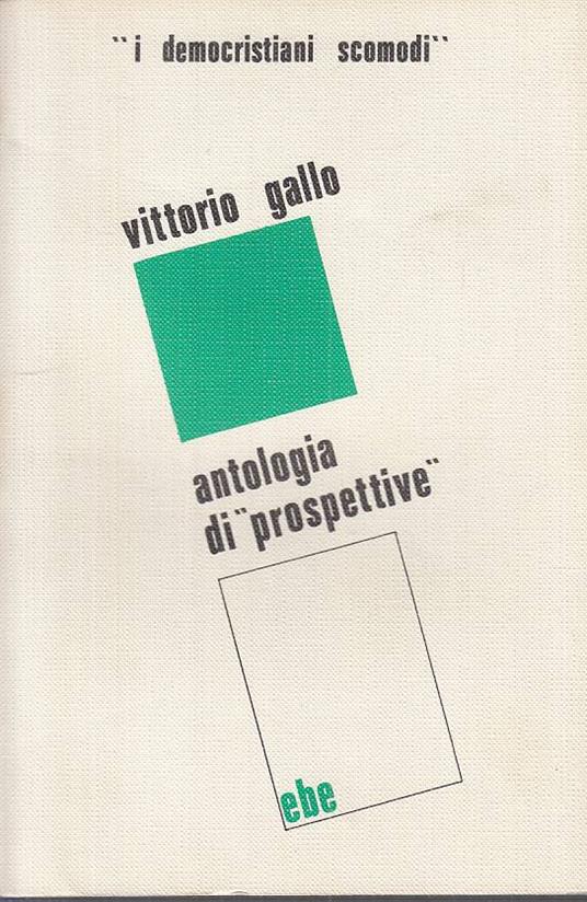 Antologia Di "Prospettive" - Vittorio Gallo - copertina