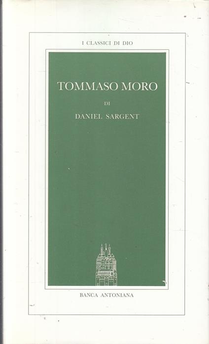 Tommaso Moro - Daniel Sargent - copertina