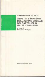 Aspetti Momenti Azione Sociale Cattolici Italia