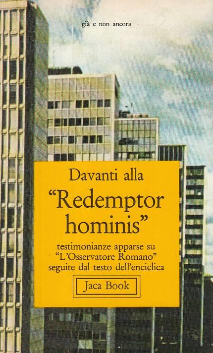 Davanti Al "Redemptor Hominis" - copertina