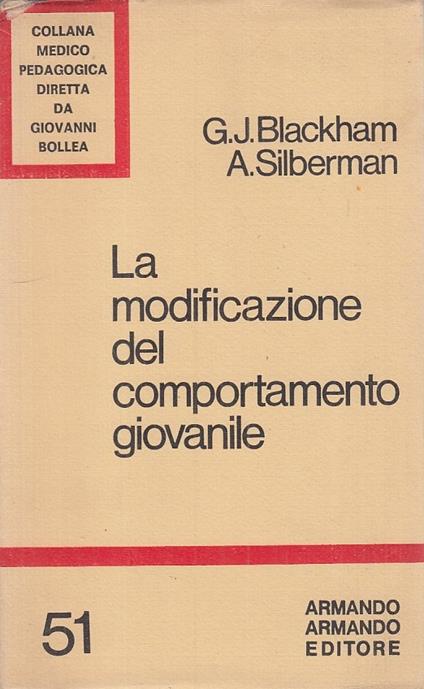 La Modificazione Del Comportamento Giovanile - copertina