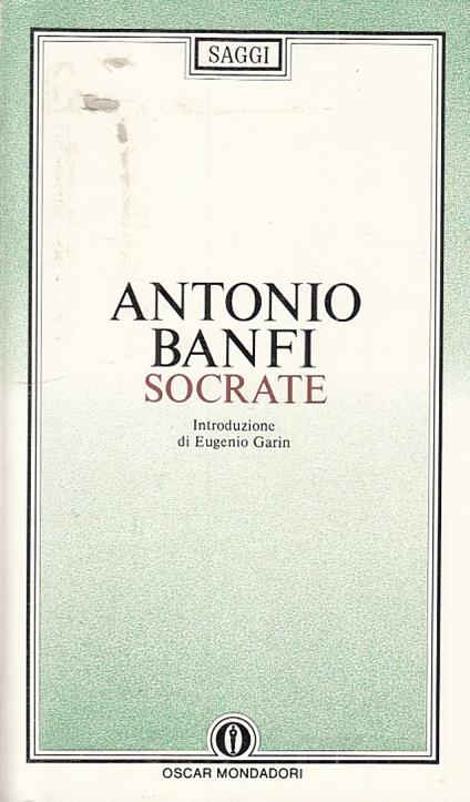 Socrate - - Antonio Banfi - copertina