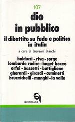 Dio In Pubblico Dibattito Fede E Politica