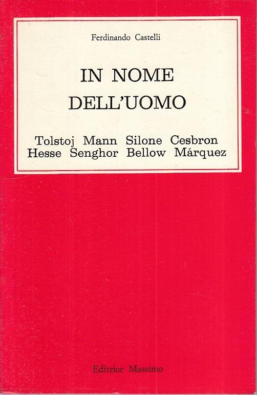 In Nome Dell'uomo - copertina
