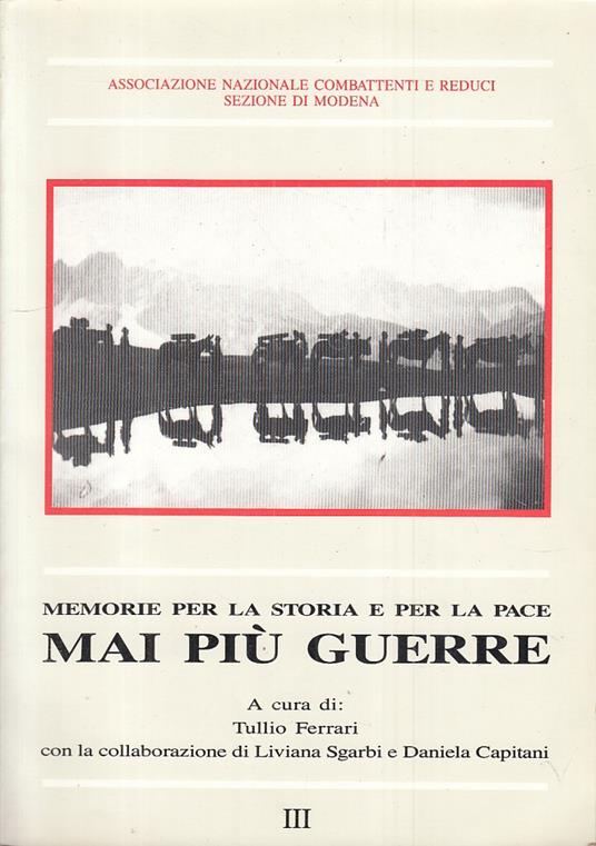 Mai Più Guerre Iii - Ferrari - copertina