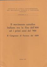 Movimento Cattolico Italiano '800 E '900