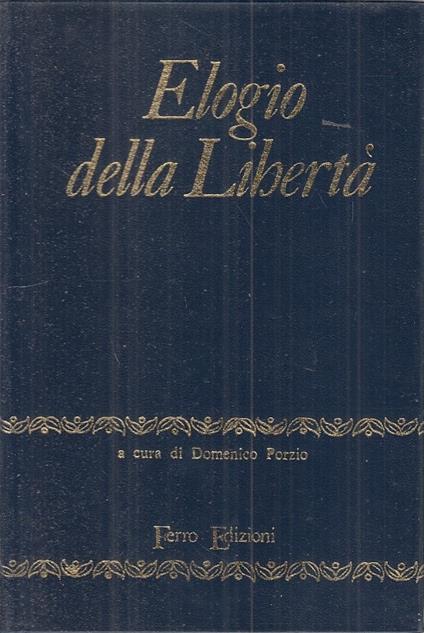 Elogio Della Libertà - copertina