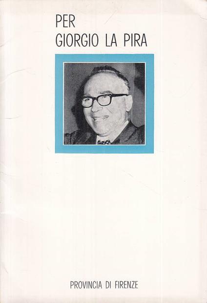Per Giorgio La Pira - copertina