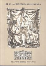 Lotto 10 Libretti D'opera Teatro Alla Scala Stagione Lirica 1957/1958-Yfs343