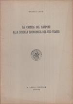 Critica Del Capponi Scienza Economica