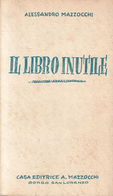 Il Libro Inutile - copertina